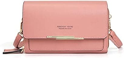 Valentoria Womens Leather Crossbody Phone Purse - iPhone 12Pro 11 8 Plus Case